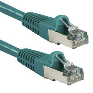 Cordon de brassage FTP CAT6 1m jaune vert